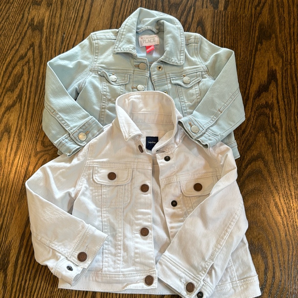 2x toddler jean jacket 18mo-2T